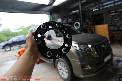 Toyota Parado lắp bloxsport 300mm - Ổn định hệ thống phanh